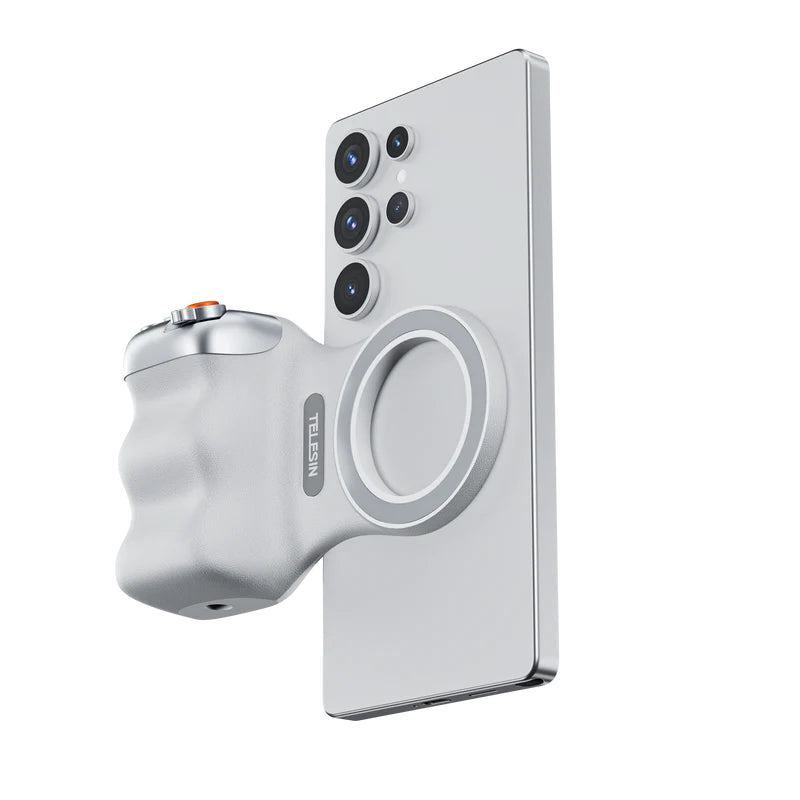 TELESIN Fun Shot Magnetic Grip - 130mAh / White