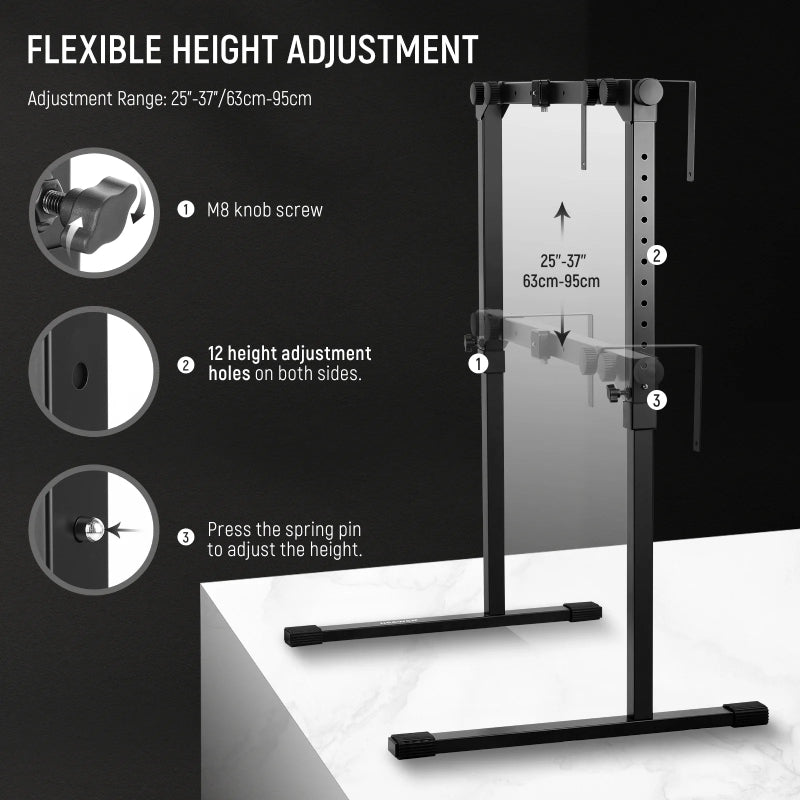 NEEWER ST200 Overhead Camera Mount Rig with Arca Type QR Plate - Black