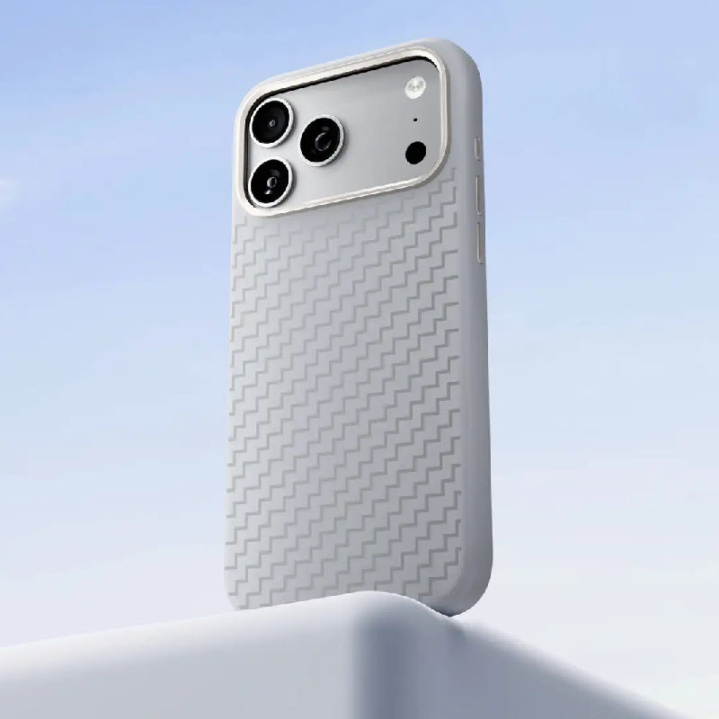 Levelo Fiora MagSafe Magnetic Silicone Case For Apple iPhone 18 Pro Max / Apple iPhone 17 Pro Max - White