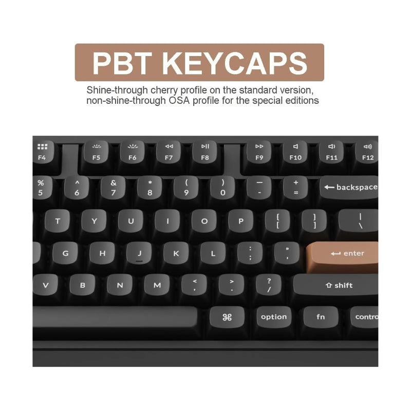 Keychron K10 HE Wireless 80% Wireless Mechanical Keyboard - Bluetooth / 2.4GHz (Arabic Layout) / Black