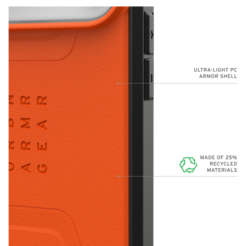 UAG Civilian Magsafe Case For Apple iPhone 17 Pro Max - Orange