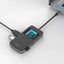 Porodo 6-In-1 Multi-Port USB-C Hub with Smart Digital Display - Gray