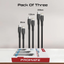 PROMATE CableKit-Ci High Tensile Strength Charge Cable - 480Mbps / USB-C / Lightning / Black / Pack Of 3