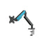 AndaSeat Stealth II A6D Ergonomic Single Monitor Arm - 17"-32" Inch / Black/Blue