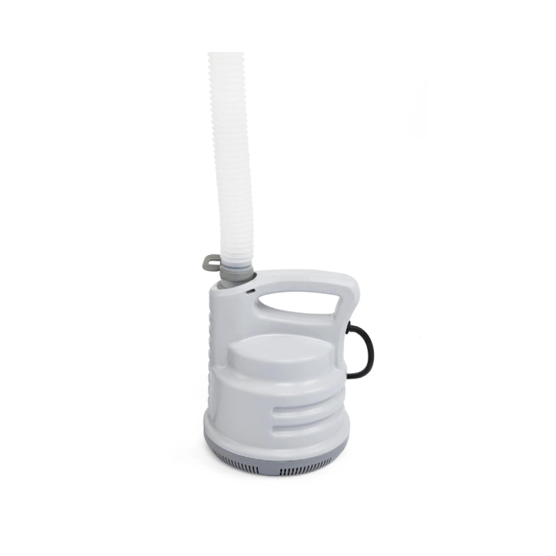 Bestway pool+ drain pump (contents:1 drain pump, 1pc 5-metre drain hose, 1 set of adaptors.220-240v 80w, ipx8)