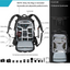 NEEWER Pro Camera Backpack - Black/Silver