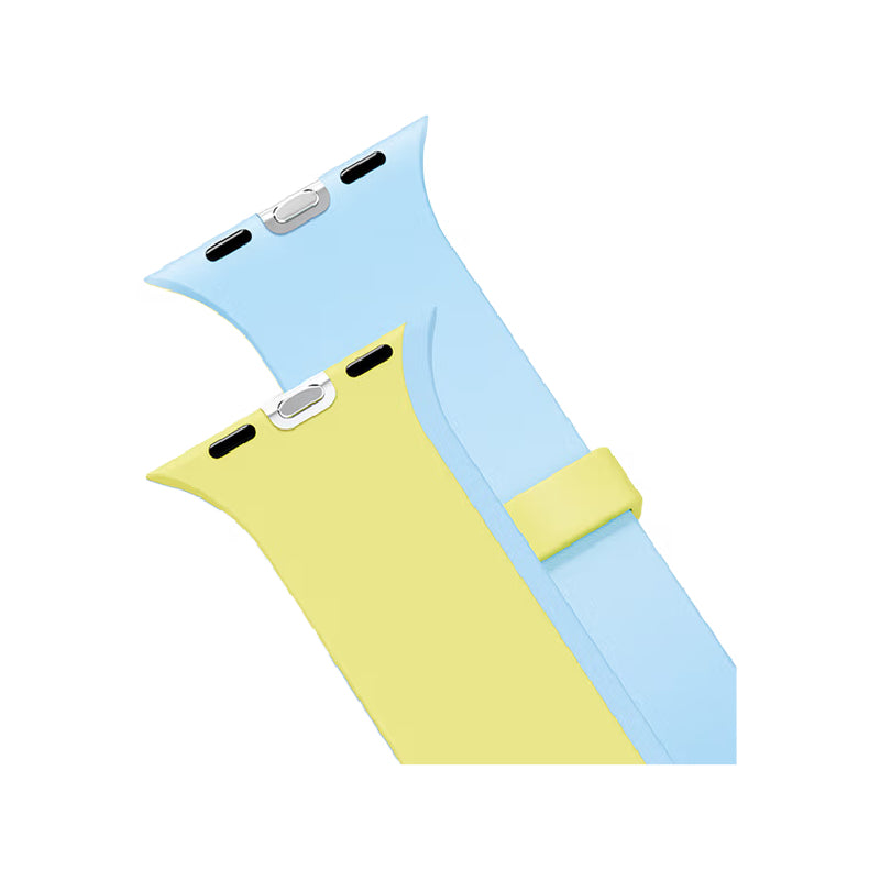 Uniq Revix IV Reversible Magnetic Strap For Apple Watch 49/46/45/44mm - Lime Spritz/Blue Surge