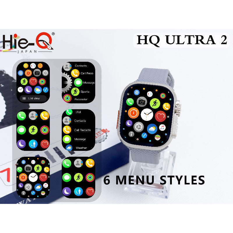 Hie-Q ULTRA 2 Smart Watch - 7 Straps Smart Watches