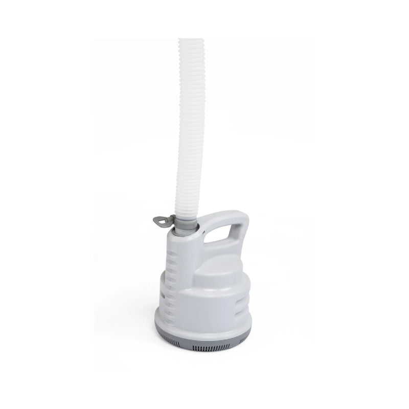 Bestway pool+ drain pump (contents:1 drain pump, 1pc 5-metre drain hose, 1 set of adaptors.220-240v 80w, ipx8)