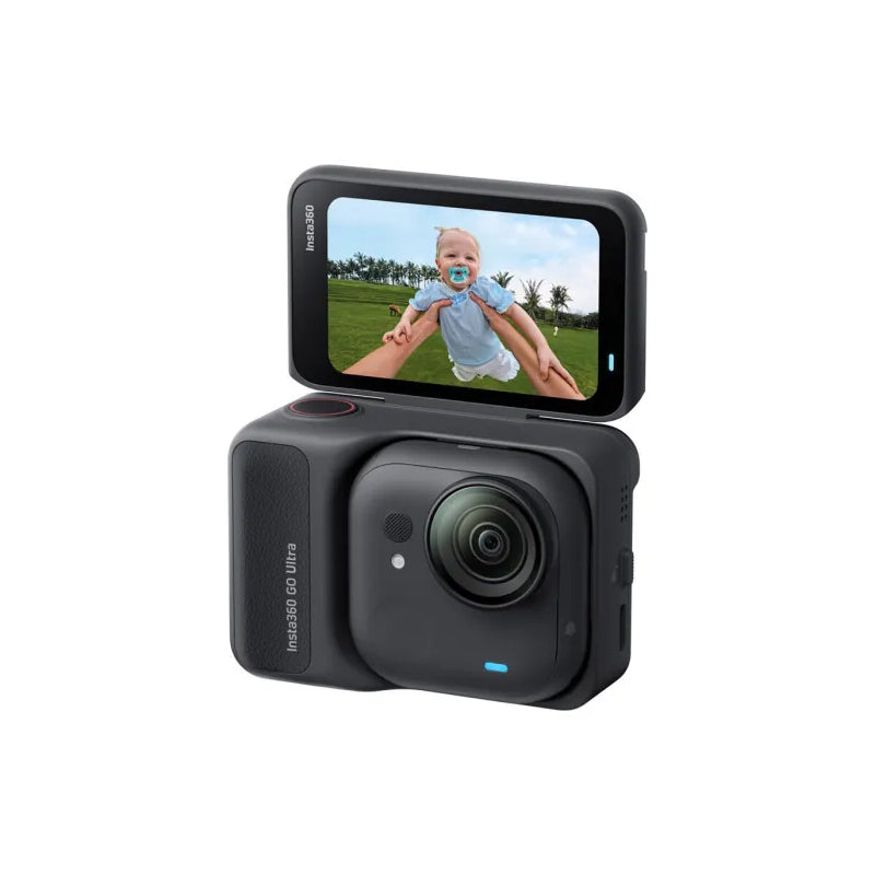 Insta360 GO Ultra Tiny Hands -Free 4K Cam Creator Bundle - Up to 12MP / Bluetooth / Wi-Fi / Black