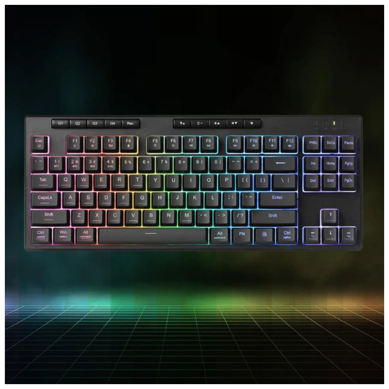Redragon SHIVA K516 PRO Gaming Keyboard - 87 Keys / Wireless/Wired / Black