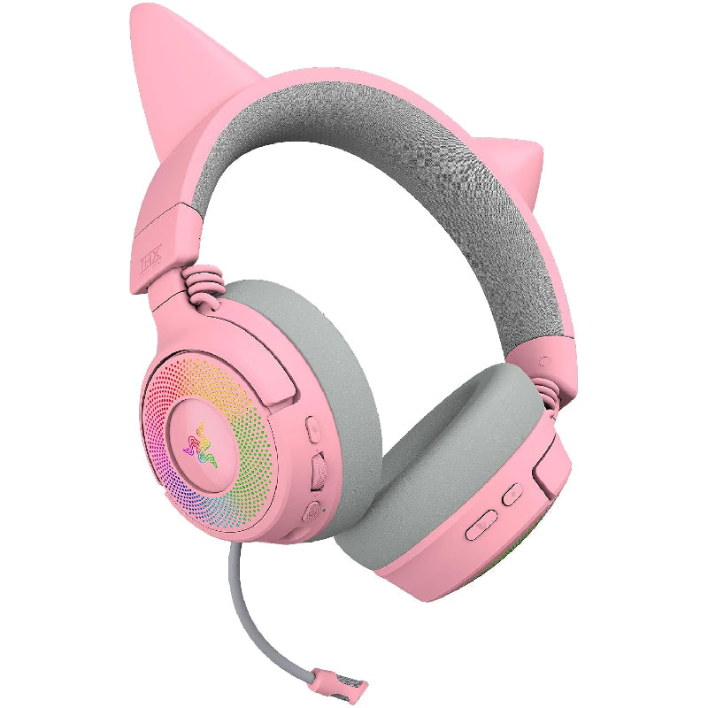 Razer Kraken Kitty V3 Pro Gaming Headset - Hyperspeed / Wireless / RGB / Quartz
