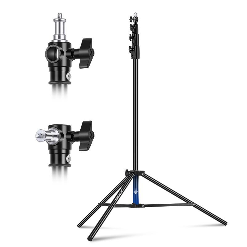 NEEWER ST-400AC 400cm Heavy Duty Air Cushioned Light Stand - Black