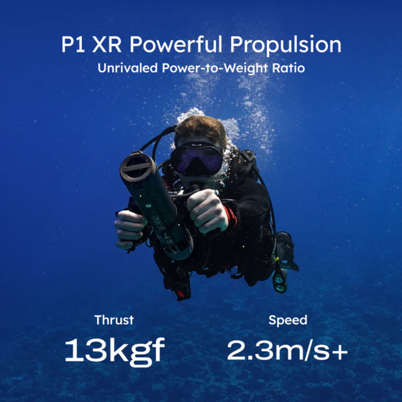 LEFEET P1 XR Underwater Scooter - 3.6m/s / 7400mAh / Black