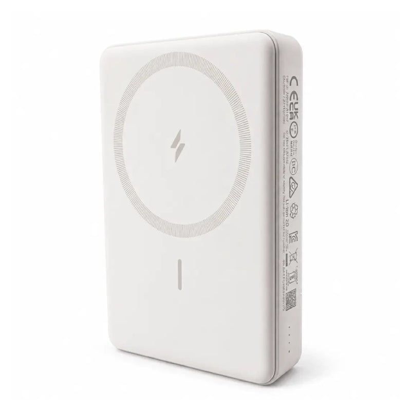 Anker 334 MagGo Wireless Power Bank - 10000mAh / USB-A / USB-C / White