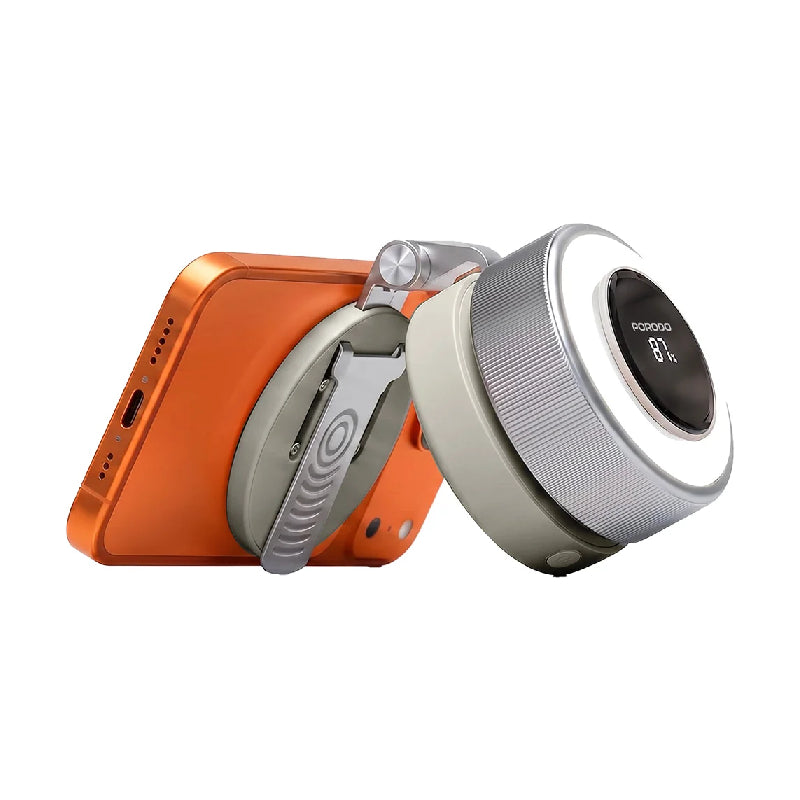 Porodo FLARIS Multifunctional Fan with LED Lighting – Beige