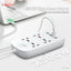 وصلة كهرباء انكر - 3 منافذ / USB / USB-C / ابيض