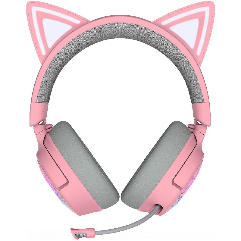 Razer Kraken Kitty V3 Pro Gaming Headset - Hyperspeed / Wireless / RGB / Quartz