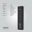 Porodo Multi-Port USB Charging HUB 85W - Black
