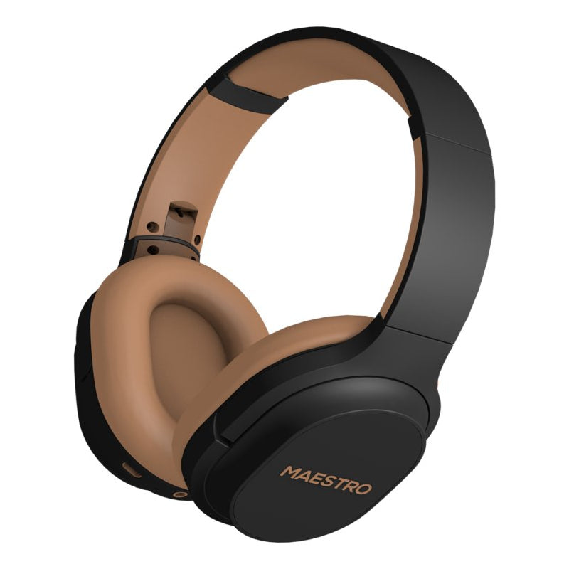 MAESTRO NATIVE Wireless Headphone - Bluetooth / Black/Brown