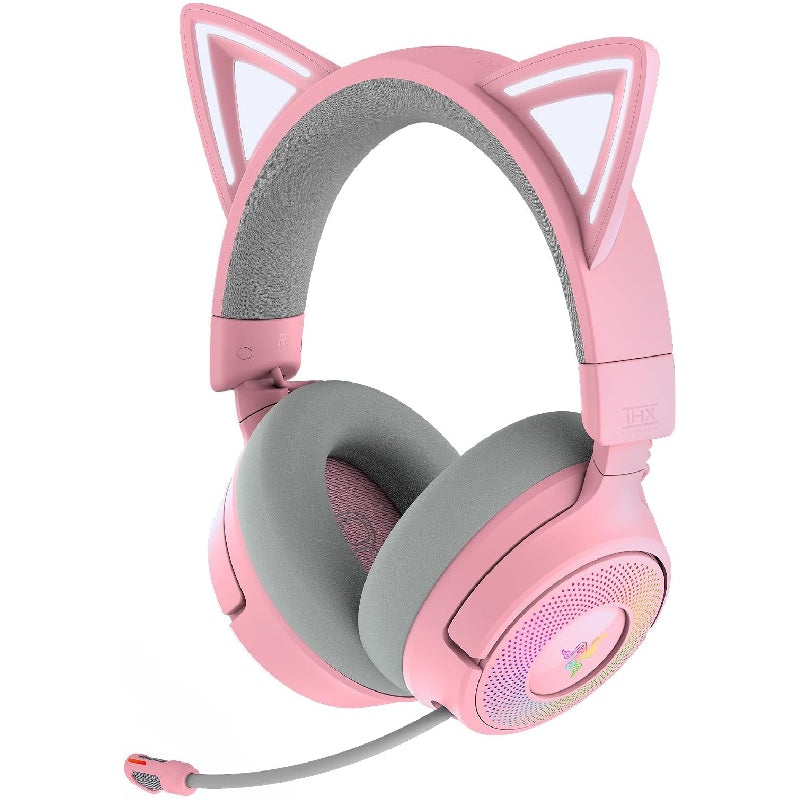Razer Kraken Kitty V3 Pro Gaming Headset - Hyperspeed / Wireless / RGB / Quartz