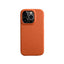 Melkco Back Snap Pro Series With Magsafe Clemence Leather Regal Cover Case - Apple iPhone 15 Pro Max / Orange