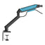 AndaSeat Stealth II A6D Ergonomic Single Monitor Arm - 17"-32" Inch / Black/Blue