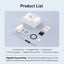 TELESIN Fun Shot Magnetic Grip - 130mAh / White