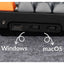 Keychron K8 Max QMK/TKL RGB Wireless Mechanical Gaming Keyboard With Super Red Switch - Arabic Layout / Black