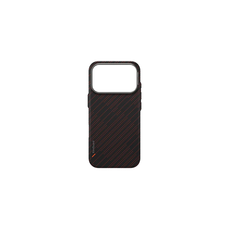 Uniq Hybrid Keva Edge Magclick Charging Case for Apple iPhone 17 Pro Max (2025) 6.9" - Rust Orange