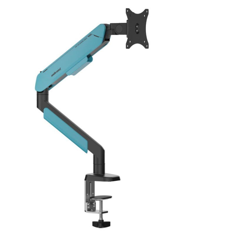 AndaSeat Stealth Pro II A9 Ergonomic Single Monitor Arm - 17"-42" Inch / Black/Blue