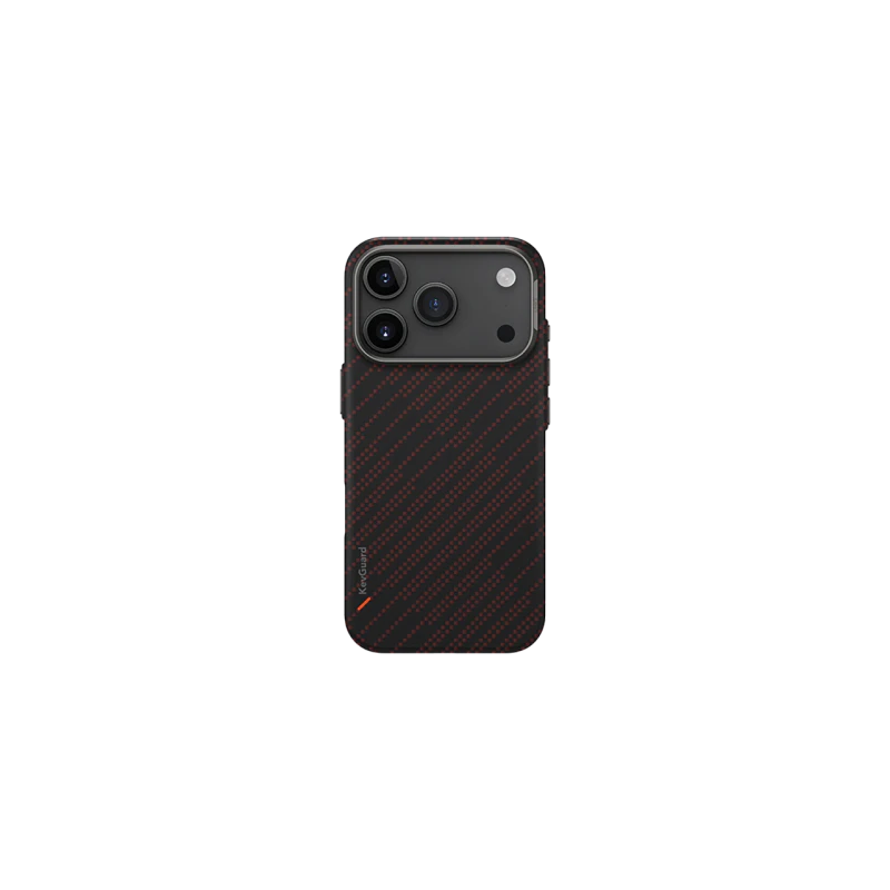 Uniq Hybrid Keva Edge Magclick Charging Case for Apple iPhone 17 Pro Max (2025) 6.9" - Rust Orange