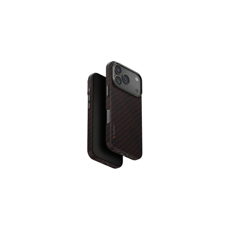 Uniq Hybrid Keva Edge Magclick Charging Case for Apple iPhone 17 Pro Max (2025) 6.9" - Rust Orange