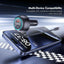 Earldom ES-CC55 Car Charger with Retractable Cable - 75W / Black