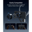 TELESIN Magnetic Phone Cooler - Black