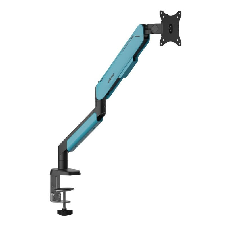 AndaSeat Stealth Pro II A9 Ergonomic Single Monitor Arm - 17"-42" Inch / Black/Blue