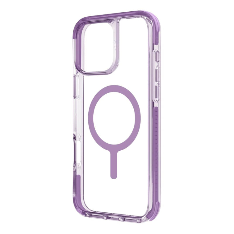 UNIQ Hybrid Combat Magclick Charging Case For Apple iPhone 16 - Grape Pink