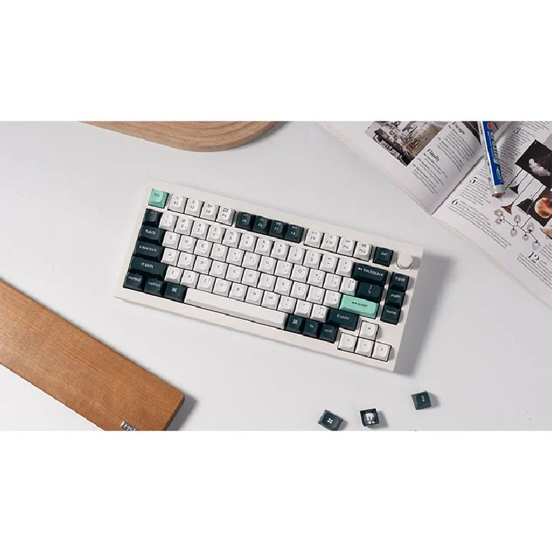 Keychron Q1 HE RGB Swappable Fully Assembled Knob QMK Wireless Mechanical Gaming Keyboard - English / Arabic / Shell White