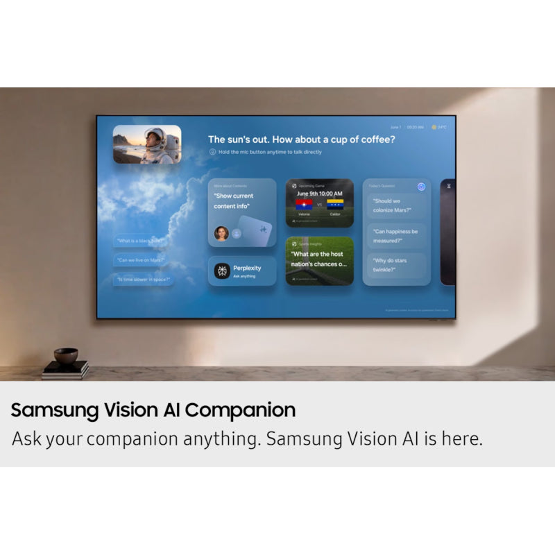 Samsung Neo QLED QN80H 4K Samsung Vision AI Smart TV - 75" Neo QLED / 144Hz / HDMI/USB/Ethernet