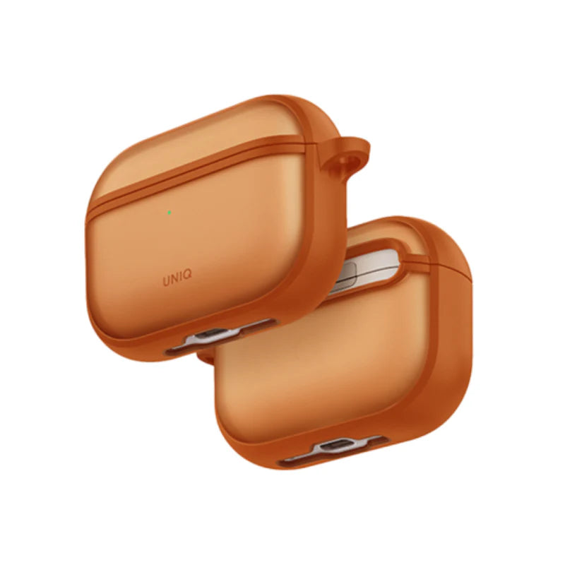 Bundle Offer - Apple AirPods Pro 3 with MagSafe Charging Case - Bluetooth / USB-C / White + UNIQ Verin Hanging Case - Apple AirPods Pro 3 / Sunset Ember