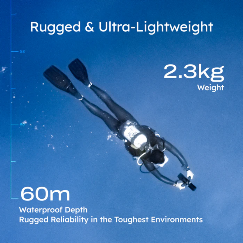 LEFEET P1 XR Underwater Scooter - 3.6m/s / 7400mAh / Black