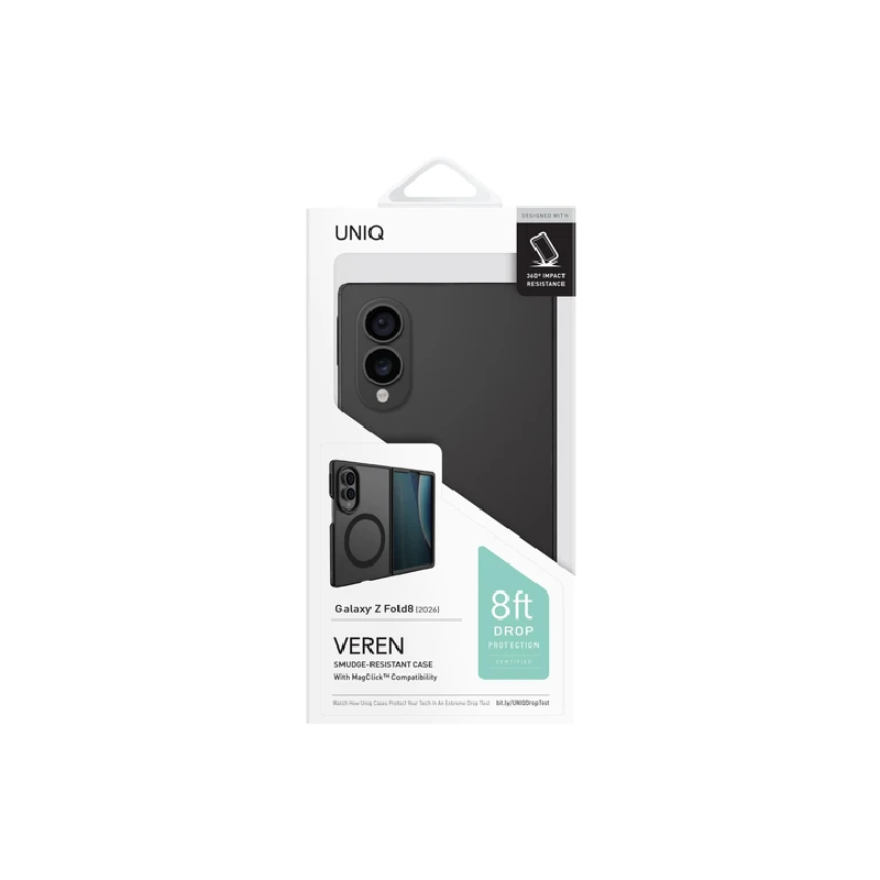 Uniq Magclick Charging Veren Case for Samsung Galaxy Z Fold 8 - Smoky Frost