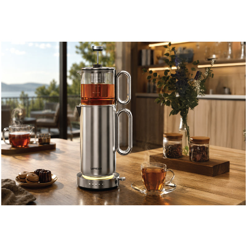 LePresso Cylis Tea Brewer - 1.7L+1.0L / 1500W / Silver