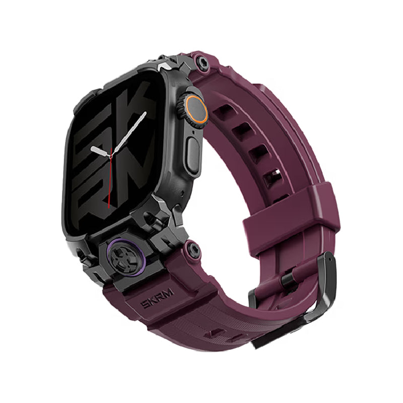 SKINARMA Talon Watch Strap for Apple Watch Ultra 49mm - Burgundy