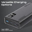PROMATE Bolt-20PD Compact Smart Charging Power Bank - 20W / USB-C / USB-A / Black