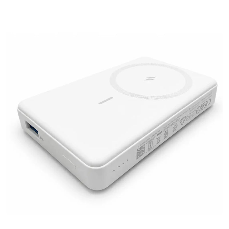 Anker 334 MagGo Wireless Power Bank - 10000mAh / USB-A / USB-C / White