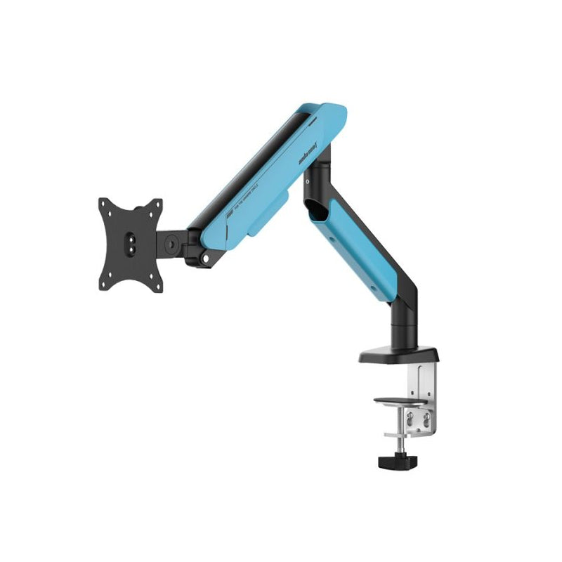 AndaSeat Stealth Pro II A9 Ergonomic Single Monitor Arm - 17"-42" Inch / Black/Blue