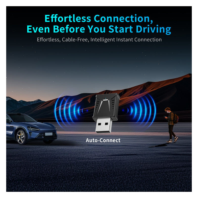 CarPlay 2-in-1 Wired To Wireless Adapter