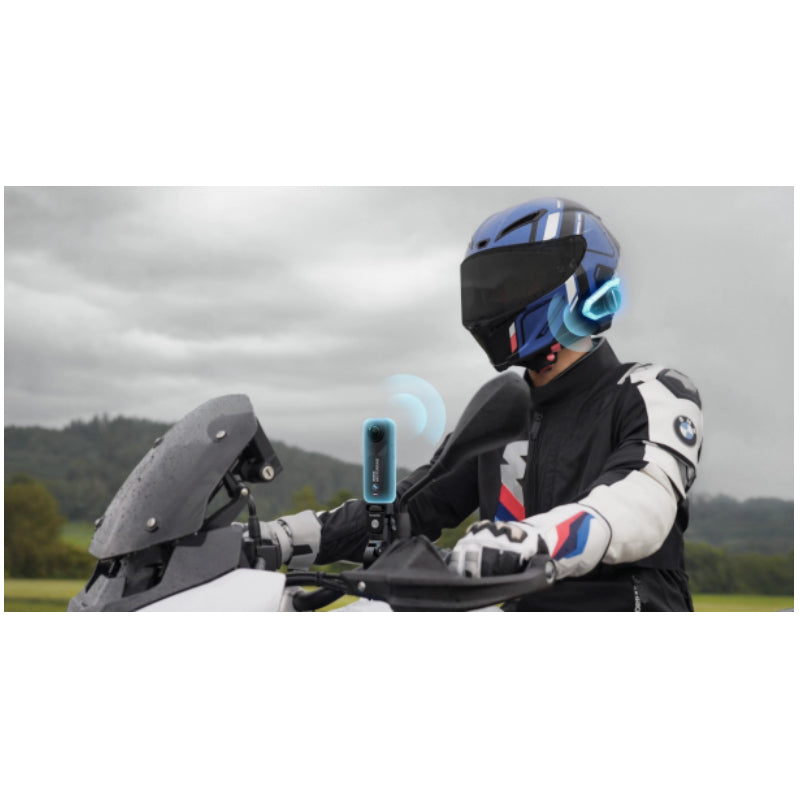 Insta360 X5 360° Waterproof 8K Action Camera BMW Motorrad Edition - 2400mAh / Wi-Fi / Bluetooth / USB-C / Black