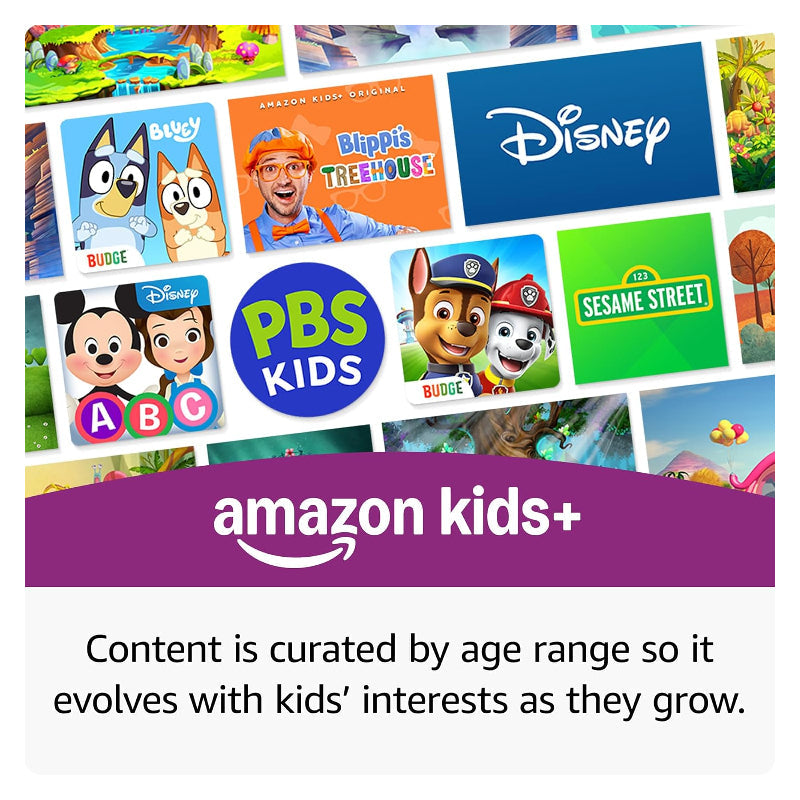 Amazon Fire 7 Kids Tablet - 7-inch / 16GB / 2GB / Wi-Fi / Purple Mobiles & Tablets > Tablets